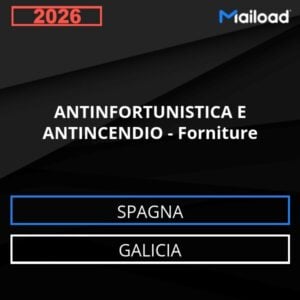 Database Email ANTINFORTUNISTICA E ANTINCENDIO – Forniture (Galicia – Spagna)