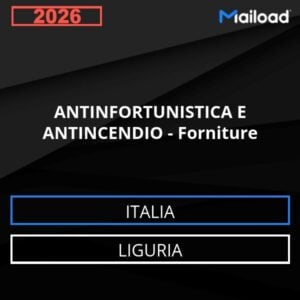Base de datos de correo electrónico SEGURIDAD LABORAL Y CONTRA INCENDIOS – Suministros ( Liguria - Italia)