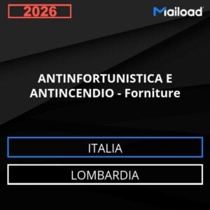 Base de datos de correo electrónico SEGURIDAD LABORAL Y CONTRA INCENDIOS – Suministros ( Lombardia - Italia)