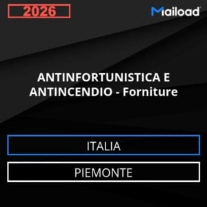 Base de datos de correo electrónico SEGURIDAD LABORAL Y CONTRA INCENDIOS – Suministros ( Piemonte - Italia)