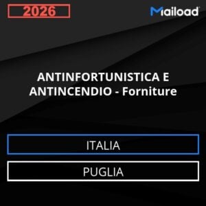 Base de datos de correo electrónico SEGURIDAD LABORAL Y CONTRA INCENDIOS – Suministros ( Puglia - Italia)