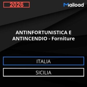 Base de datos de correo electrónico SEGURIDAD LABORAL Y CONTRA INCENDIOS – Suministros ( Sicilia - Italia)
