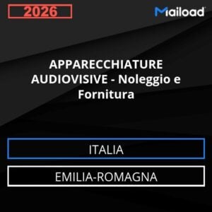 Base de datos de correo electrónico EQUIPOS AUDIOVISUALES – Alquiler Y Suministro ( Emilia-Romagna - Italia)