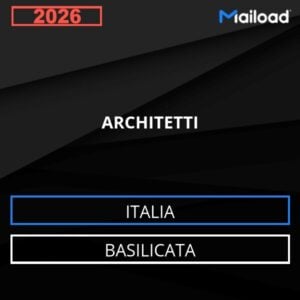 Base de datos de correo electrónico ARCHITETTI ( Basilicata – Italia )