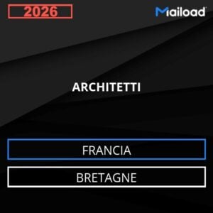 Base de datos de correo electrónico ARCHITETTI ( Bretagne – Francia )