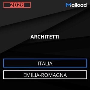Base de datos de correo electrónico ARQUITECTOS ( Emilia-Romagna - Italia)