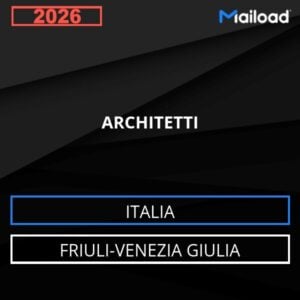 Base de datos de correo electrónico ARQUITECTOS ( Friuli-Venezia Giulia - Italia)