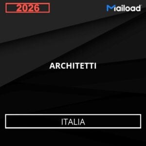 Base de Datos de Correo Electrónico ARCHITETTI (Italia)