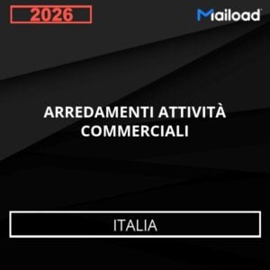 Base de Datos de Correo Electrónico ARREDAMENTI ATTIVITÀ COMMERCIALI (Italia)
