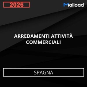 Base de Datos de Correo Electrónico ARREDAMENTI ATTIVITÀ COMMERCIALI (Spagna)
