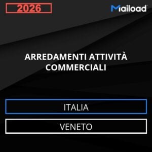 Base de datos de correo electrónico ARREDAMENTI ATTIVITÀ COMMERCIALI ( Veneto – Italia )