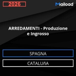 Database Email ARREDAMENTI – Produzione e Ingrosso (Cataluña – Spagna)