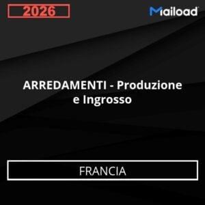 Base de Datos de Correo Electrónico ARREDAMENTI – Produzione e Ingrosso (Francia)