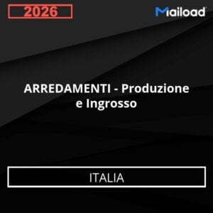Base de Datos de Correo Electrónico ARREDAMENTI – Produzione e Ingrosso (Italia)