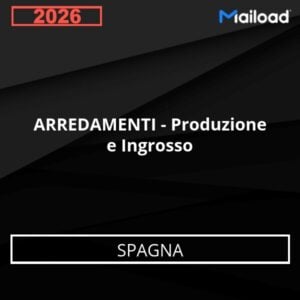 Base de Datos de Correo Electrónico ARREDAMENTI – Produzione e Ingrosso (Spagna)