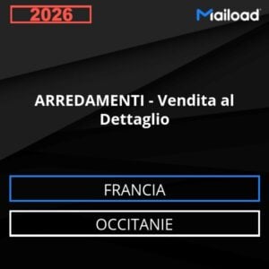 Database Email ARREDAMENTI – Vendita al Dettaglio (Occitanie – Francia)