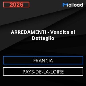 Database Email ARREDAMENTI – Vendita al Dettaglio (Pays-de-la-Loire – Francia)