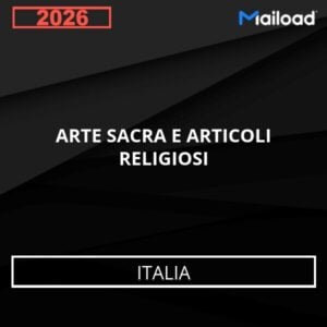 Base de Datos de Correo Electrónico ARTE SACRA E ARTICOLI RELIGIOSI (Italia)