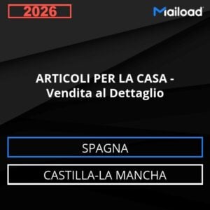 Base de datos de correo electrónico ARTÍCULOS PARA EL HOGAR – Venta al Detalle (Castilla-La Mancha – España)