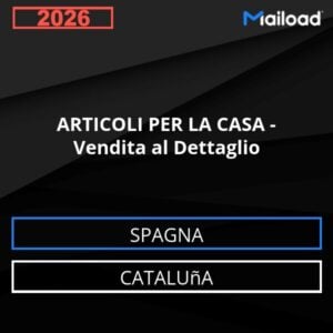 Base de datos de correo electrónico ARTÍCULOS PARA EL HOGAR – Venta al Detalle (Cataluña – España)