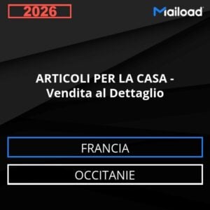 Base de datos de correo electrónico ARTÍCULOS PARA EL HOGAR – Venta al Detalle (Occitania – Francia)