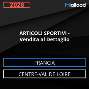 Database Email ARTICOLI SPORTIVI – Vendita al Dettaglio (Centre-Val de Loire – Francia)
