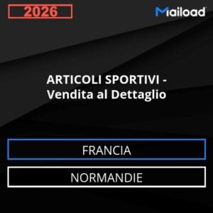 Database Email ARTICOLI SPORTIVI – Vendita al Dettaglio (Normandie – Francia)