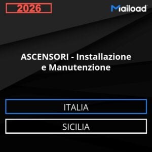 Base de datos de correo electrónico ASCENSORES – Instalación Y Mantenimiento ( Sicilia - Italia)