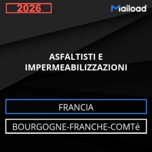 Database Email ASFALTISTI E IMPERMEABILIZZAZIONI (Bourgogne-Franche-Comté – Francia)