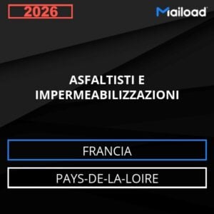 Database Email ASFALTISTI E IMPERMEABILIZZAZIONI (Pays-de-la-Loire – Francia)