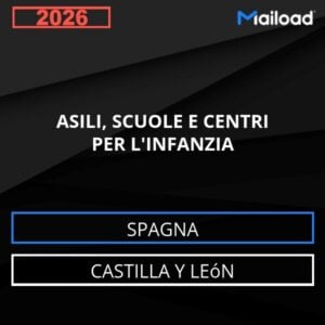 Database Email ASILI, SCUOLE E CENTRI PER L’INFANZIA (Castilla y León – Spagna)