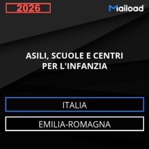 Base de datos de correo electrónico GUARDERÍAS , ESCUELAS Y Centros PARA LA INFANCIA ( Emilia-Romagna - Italia)