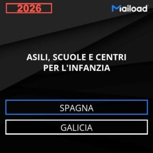 Database Email ASILI, SCUOLE E CENTRI PER L’INFANZIA (Galicia – Spagna)
