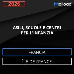 Database Email ASILI, SCUOLE E CENTRI PER L’INFANZIA (Île-de-France – Francia)