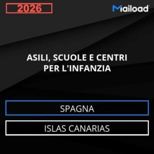 Database Email ASILI, SCUOLE E CENTRI PER L’INFANZIA (Islas Canarias – Spagna)