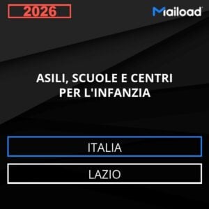 Base de datos de correo electrónico GUARDERÍAS , ESCUELAS Y Centros PARA LA INFANCIA ( Lazio - Italia)