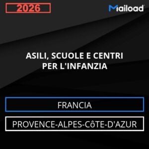 Database Email ASILI, SCUOLE E CENTRI PER L’INFANZIA (Provence-Alpes-Côte-d’Azur – Francia)