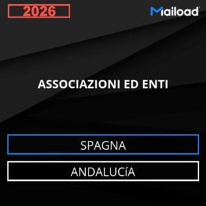 Base de datos de correo electrónico ASSOCIAZIONI ED ENTI ( Andalucía – Spagna )