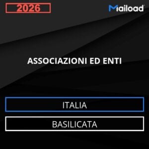 Base de datos de correo electrónico ASSOCIAZIONI ED ENTI ( Basilicata – Italia )