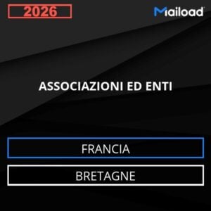 Base de datos de correo electrónico ASSOCIAZIONI ED ENTI ( Bretagne – Francia )
