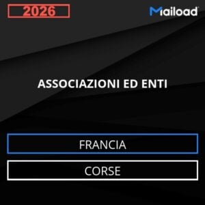Base de datos de correo electrónico ASSOCIAZIONI ED ENTI ( Corse – Francia )