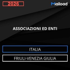 Database Email ASSOCIAZIONI ED ENTI (Friuli-Venezia Giulia – Italia)