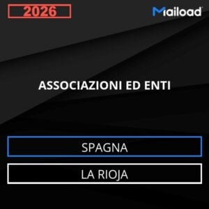 Base de datos de correo electrónico ASSOCIAZIONI ED ENTI ( La Rioja – Spagna )
