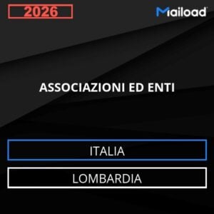 Base de datos de correo electrónico ASSOCIAZIONI ED ENTI ( Lombardia – Italia )