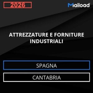 Base de datos de correo electrónico ATTREZZATURE E FORNITURE INDUSTRIALI ( Cantabria – Spagna )