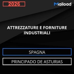 Base de datos de correo electrónico ATTREZZATURE E FORNITURE INDUSTRIALI ( Principado de Asturias – Spagna )