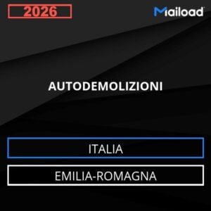 Base de datos de correo electrónico DESGUACES DE AUTOMÓVILES ( Emilia-Romagna - Italia)