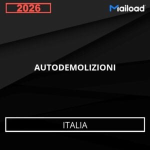 Base de Datos de Correo Electrónico AUTODEMOLIZIONI (Italia)