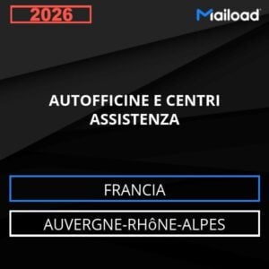 Database Email AUTOFFICINE E CENTRI ASSISTENZA (Auvergne-Rhône-Alpes – Francia)