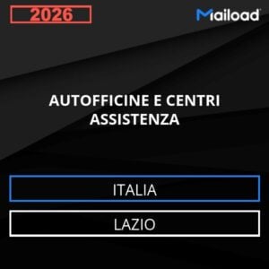 Base de datos de correo electrónico AUTOFFICINE E CENTRI ASSISTENZA ( Lazio – Italia )